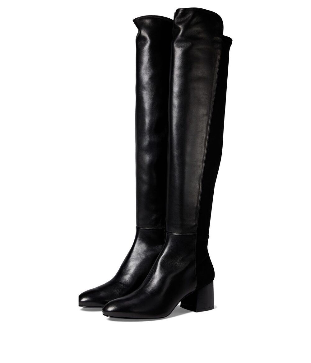 STUART WEITZMAN 5050 FLAREBLOCK BOOT BLACK 9 B
